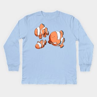 gone clownfishing Kids Long Sleeve T-Shirt